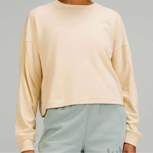 Lululemon NWT Modal Fleece Pullover Crewneck size 6